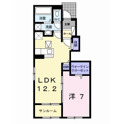 ココ　セカンド 102【管理NO：1-026323902-01020】 ★家具家電は申し込み後に搬入しますの外観画像