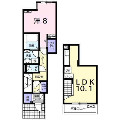 サンヴェール茂原Ｄ 104【管理NO：1-020958204-01040】 ★家具家電は申し込み後に搬入します★の外観画像