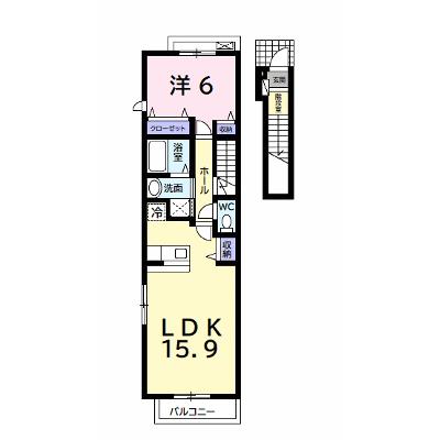 プリティ 202【管理NO：1-016063101-02020】 ★家具家電は申し込み後に搬入します★の外観画像