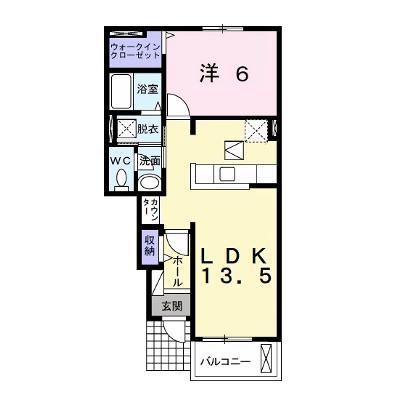 ベルプロムナードⅢ 102【管理NO：1-020853001-01020】 ★家具家電は申し込み後に搬入しますの外観画像