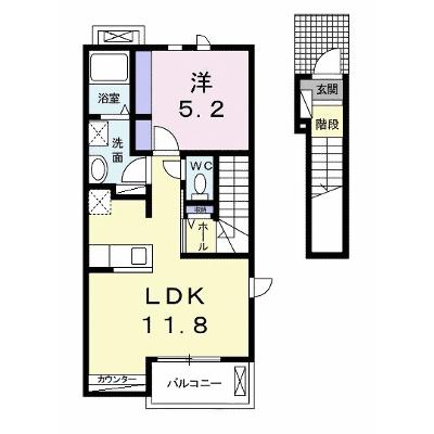 マ・メゾン 201【管理NO：1-020605901-02010】 ★家具家電は申し込み後に搬入します★の外観画像