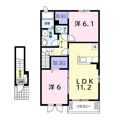 ガーデンハウス茂原Ⅳ 204【管理NO：1-020319404-02040】 ★家具家電は申し込み後に搬入します★ ★2026年10月下旬入居可能★の外観画像