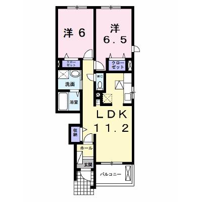 フォーリストＣ 104【管理NO：1-015181603-01040】 ★家具家電は申し込み後に搬入します★の外観画像