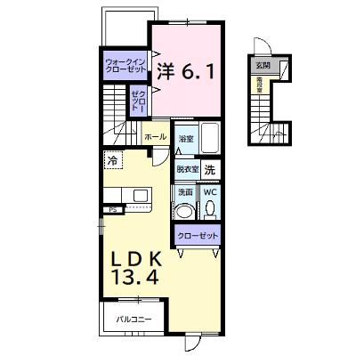 ジャックパレスＣ 201【管理NO：1-013592101-02010】 ★家具家電は申し込み後に搬入します★の外観画像
