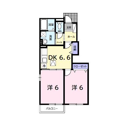 フォーリーフＢ 102【管理NO：1-013354502-01020】 ★家具家電は申し込み後に搬入します★の外観画像