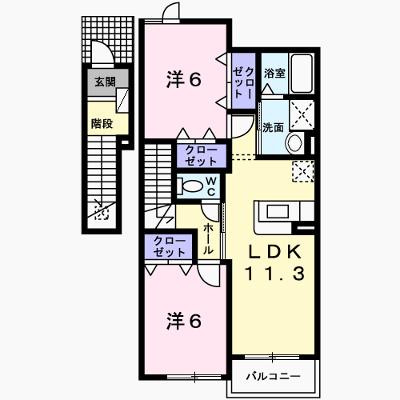ファミールⅢ 201【管理NO：1-013310101-02010】 ★家具家電は申し込み後に搬入します★の外観画像