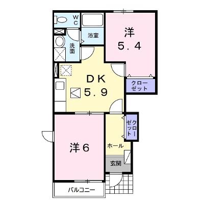 アヴニールⅧ 101【管理NO：1-010365404-01010】 ★家具家電は申し込み後に搬入しますの外観画像