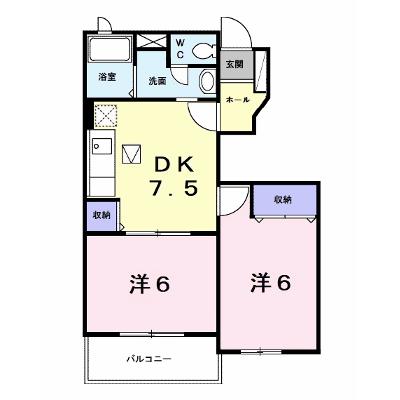 プラムフィールドＢ 101【管理NO：1-010217902-01010】 ★家具家電は申し込み後に搬入します★の外観画像