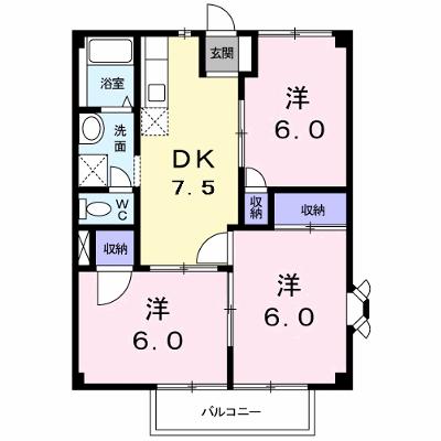 エスポワールＡＳＯ参番館 201【管理NO：1-003643703-02010】の外観画像