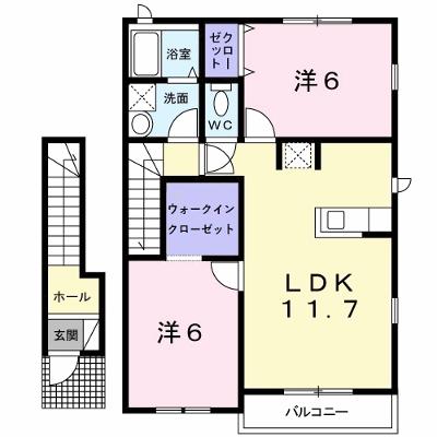 サンフェリーチェガーデン 205【管理NO：1-099216401-02040】 ★家具家電は申し込み後に搬入します★の外観画像