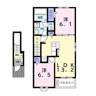 パレスＲ　ｂ棟 203【管理NO：1-027086802-02030】 ★家具家電は申し込み後に搬入します★ ★2026年08月上旬入居可能★の外観画像