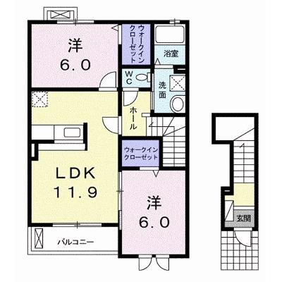 セウ　アジュール 203【管理NO：1-021049501-02030】 ★家具家電は申し込み後に搬入します★の外観画像