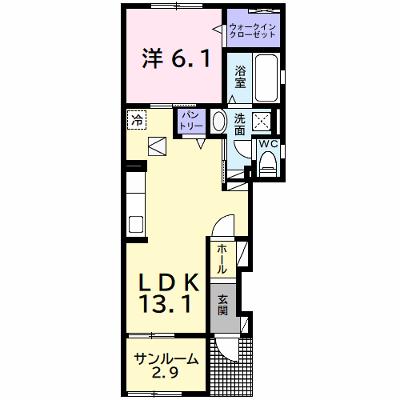 サウス　ヴィラⅡ 102【管理NO：1-028730301-01020】 ★家具家電は申し込み後に搬入します★ ★2026年09月下旬入居可能★の外観画像