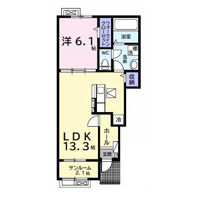 エクセレント　アークⅠ 102【管理NO：1-027485201-01020】 ★家具家電は申し込み後に搬入します★ ★2026年08月上旬入居可能★の外観画像