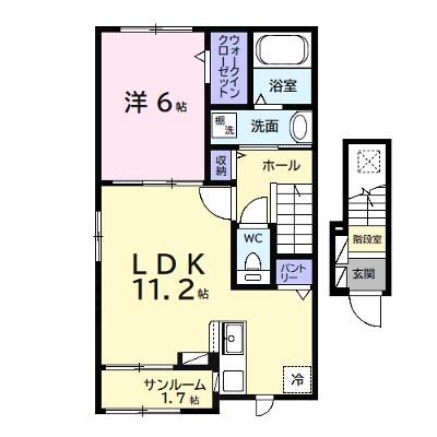 アネックス　ワン 201【管理NO：1-027043401-02010】 ★家具家電は申し込み後に搬入します★ ★2026年09月下旬入居可能★の外観画像