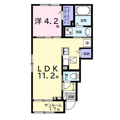 アネックス　ワン 101【管理NO：1-027043401-01010】 ★家具家電は申し込み後に搬入します 2026年09月下旬入居可能の外観画像