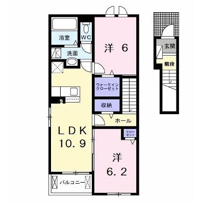 アルカディアⅡ 205【管理NO：1-026859702-02050】 ★家具家電は申し込み後に搬入します★の外観画像