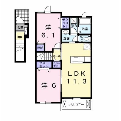 ネイチャーサン 202【管理NO：1-021330901-02020】 ★家具家電は申し込み後に搬入します★の外観画像