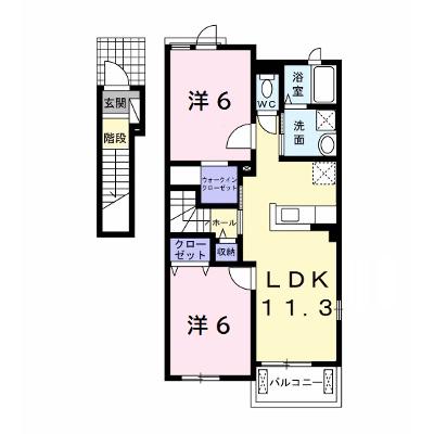 ピエスＢ 201【管理NO：1-018919702-02010】 ★家具家電は申し込み後に搬入しますの外観画像