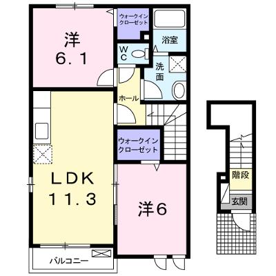 ベルグランドヴィラＢ 201【管理NO：1-016345002-02010】 ★家具家電は申し込み後に搬入します 2026年07月上旬入居可能の外観画像