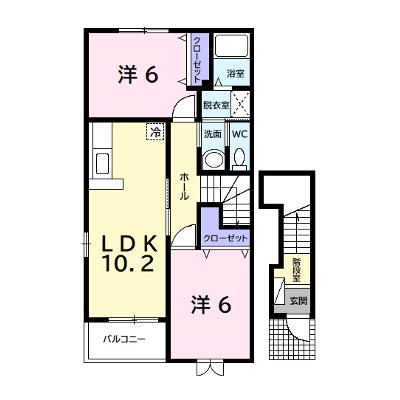 ジョゼマフネ 201【管理NO：1-012761401-02010】 ★家具家電は申し込み後に搬入します★の外観画像