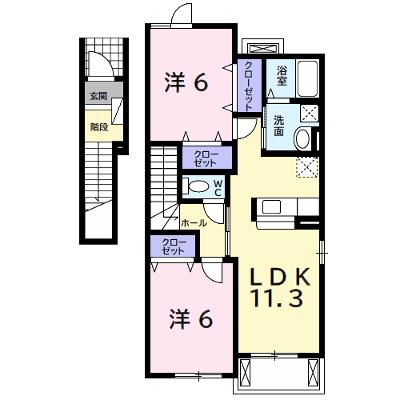 ビュー　テラス 201【管理NO：1-012543601-02010】 ★家具家電は申し込み後に搬入します 2026年08月中旬入居可能の外観画像