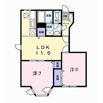 クレストヒルズＤ 102【管理NO：1-007129501-01020】 ★家具家電は申し込み後に搬入します★の外観画像