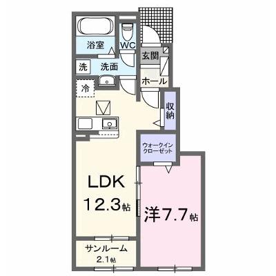 レスポワール　Ａ 105【管理NO：1-028185101-01050】 ★家具家電は申し込み後に搬入します 2026年09月下旬入居可能の外観画像