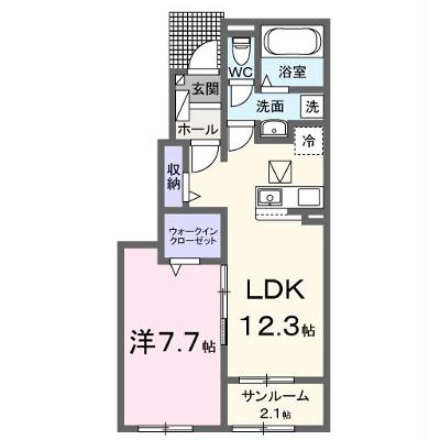 レスポワール　Ａ 102【管理NO：1-028185101-01020】 ★家具家電は申し込み後に搬入します 2026年09月下旬入居可能の外観画像