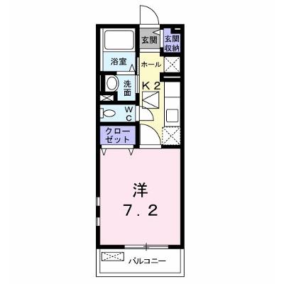 カーサ桜 102【管理NO：1-018863401-01020】 ★家具家電は申し込み後に搬入します 2026年07月下旬入居可能の外観画像