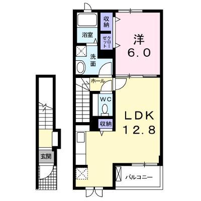 ネオ・ドゥーエ 203【管理NO：1-019475701-02030】 ★家具家電は申し込み後に搬入します★の外観画像