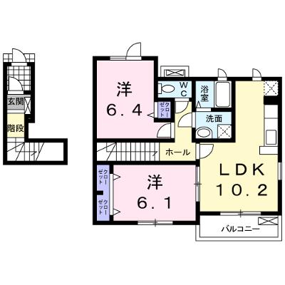 ラ・クラルテ 201【管理NO：1-017751701-02010】 ★家具家電は申し込み後に搬入します★ ★2026年08月上旬入居可能★の外観画像