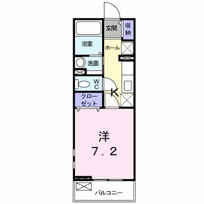 フィオーレ 205【管理NO：1-014625601-02050】 ★家具家電は申し込み後に搬入しますの外観画像