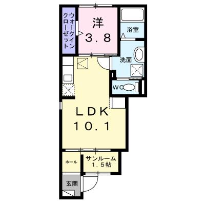 ＦＯＵＲ 101【管理NO：1-028581001-01010】 ★家具家電は申し込み後に搬入しますの外観画像