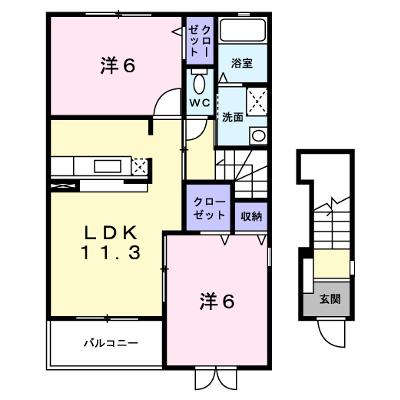 グランツファイン 203【管理NO：1-016076701-02030】 ★家具家電は申し込み後に搬入します 2026年07月下旬入居可能の外観画像