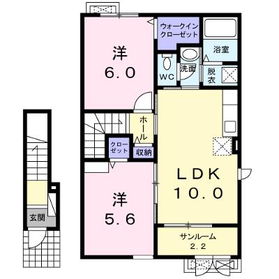 ベルディア 204【管理NO：1-022337401-02040】 ★家具家電は申し込み後に搬入します 2026年08月上旬入居可能の外観画像