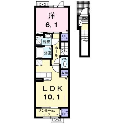 グランアベリア 203【管理NO：1-028003301-02030】 ★家具家電は申し込み後に搬入しますの外観画像