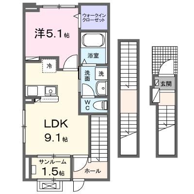 シャトレーベル 304【管理NO：1-027976301-03040】 ★家具家電は申し込み後に搬入します★ ★2026年09月上旬入居可能★の外観画像