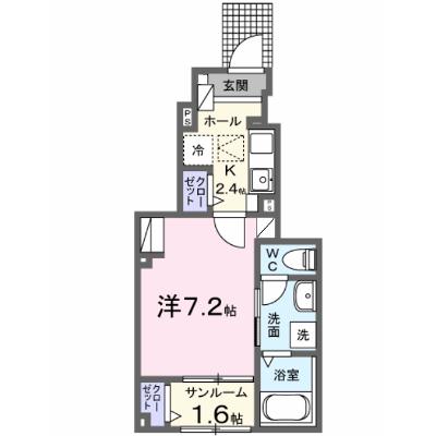 シャトレーベル 102【管理NO：1-027976301-01020】 ★家具家電は申し込み後に搬入します★ ★2026年09月上旬入居可能★の外観画像