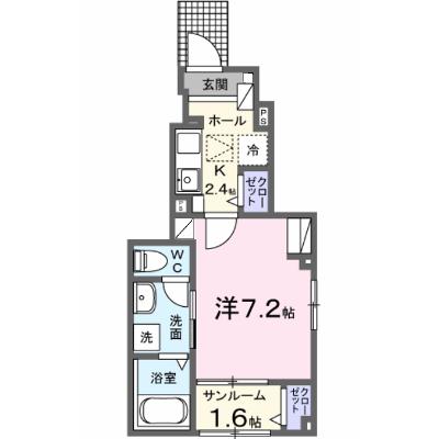 シャトレーベル 101【管理NO：1-027976301-01010】 ★家具家電は申し込み後に搬入します★ ★2026年09月上旬入居可能★の外観画像