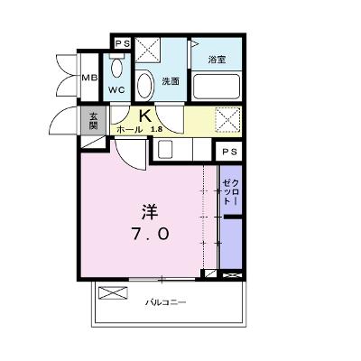 ジャスミン　Ｂ 203【管理NO：1-024276102-02030】 ★家具家電は申し込み後に搬入します★の外観画像