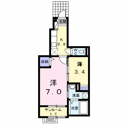 フォルシュ 103【管理NO：1-019591001-01030】 ★家具家電は申し込み後に搬入します★の外観画像
