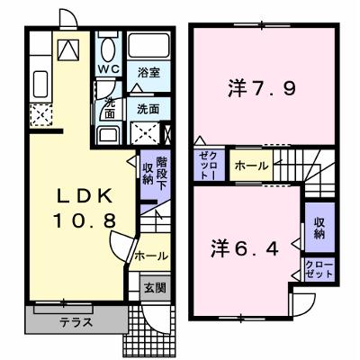 サランチェ 102【管理NO：1-015752001-01020】 ★家具家電は申し込み後に搬入します 2026年08月中旬入居可能の外観画像