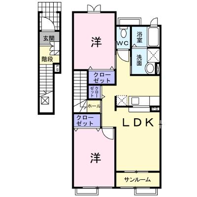 クレスト藤 201【管理NO：1-014295103-02010】 ★家具家電は申し込み後に搬入します 2026年08月中旬入居可能の外観画像