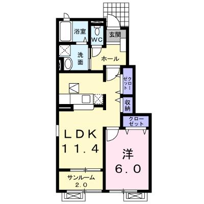 クレスト藤 104【管理NO：1-014295103-01040】 ★家具家電は申し込み後に搬入します★の外観画像