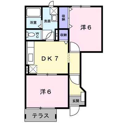 クレストＡ 101【管理NO：1-006280001-01010】 ★家具家電は申し込み後に搬入しますの外観画像
