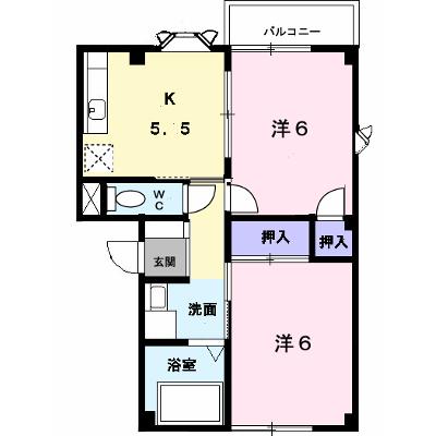 ブル－スカイ　２ 202【管理NO：1-005218801-02020】 ★家具家電は申し込み後に搬入しますの外観画像