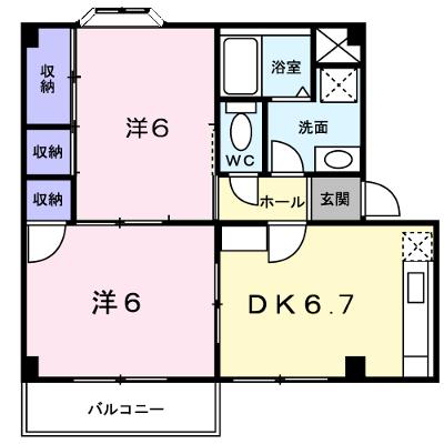 プラドール真砂Ｂ 202【管理NO：1-003433302-02020】 ★家具家電は申し込み後に搬入しますの外観画像