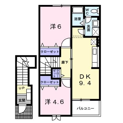 クリーンフィールドＣ 203【管理NO：1-011312903-02030】 ★家具家電は申し込み後に搬入します★ ★2026年10月中旬入居可能★の外観画像