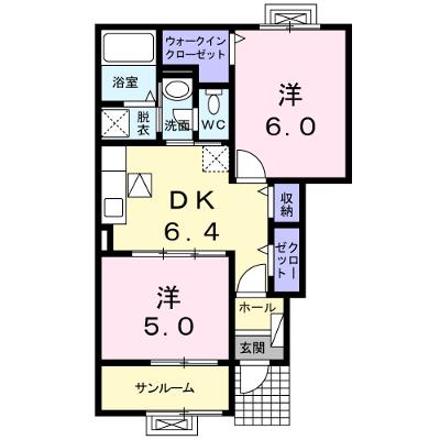 オルテンシア・Ⅰ 103【管理NO：1-018199201-01030】 ★家具家電は申し込み後に搬入します 2026年07月上旬入居可能の外観画像
